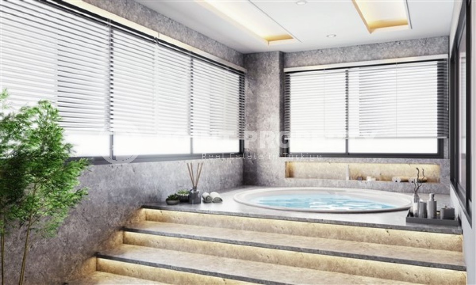 Apartments of different layouts, 45-210m², in Upper Oba, Alanya, in a residence with good infrastructure-id-2542-photo-11