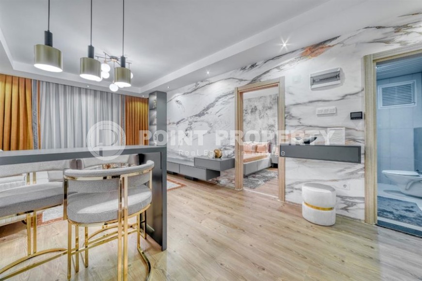 Стильная, современная квартира, с новым ремонтом, мебелью и бытовой техникой, в 350 метрах от моря-id-5729-фото-4