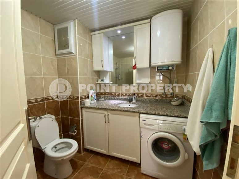 Небольшая уютная квартира, с мебелью и бытовой техникой, в центре тихого, благоустроенного района Аланьи - Тосмур-id-5730-фото-9