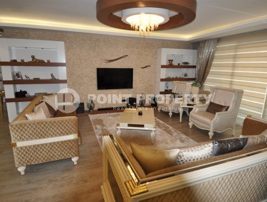 Комфортабельная двухуровневая квартира, с качественным ремонтом, стильной мебелью и современной бытовой техникой, в популярном районе Аланьи - Оба-id-5731-фото-2