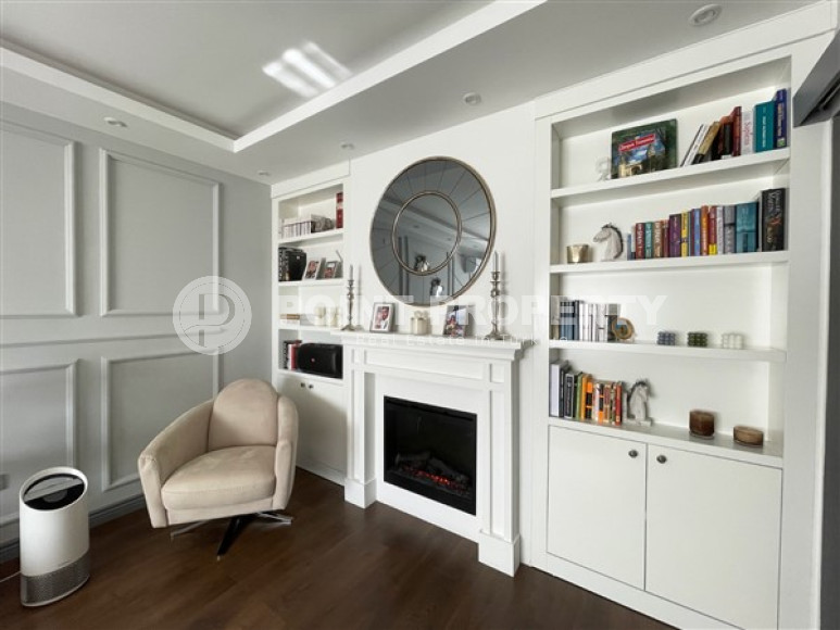 Пентхаус 5+1 с видом на Аланийскую крепость и море, с полным пакетом мебели и бытовой техники, Тосмур, 200м2-id-1451-фото-2