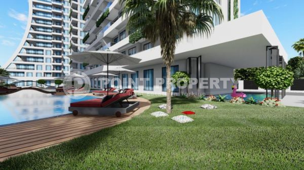 Апартаменты в ультрасовременном жилом комплексе на этапе строительства, в полутора километрах от моря-id-5732-фото-3