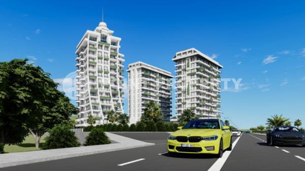 Апартаменты в ультрасовременном жилом комплексе на этапе строительства, в полутора километрах от моря-id-5732-фото-5