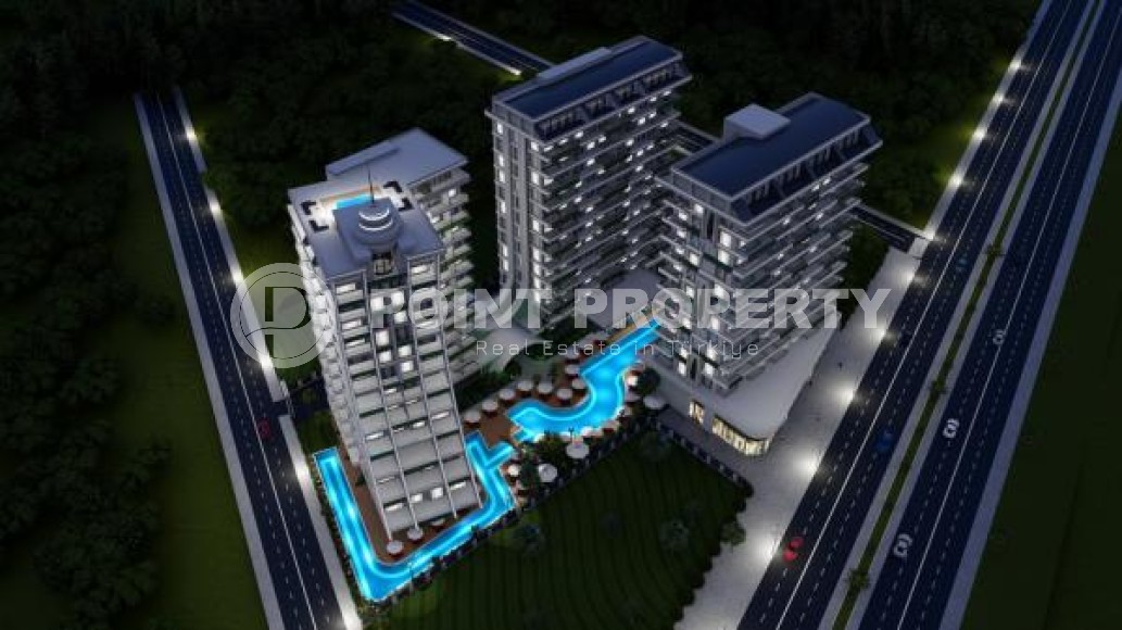 Апартаменты в ультрасовременном жилом комплексе на этапе строительства, в полутора километрах от моря-id-5732-фото-7