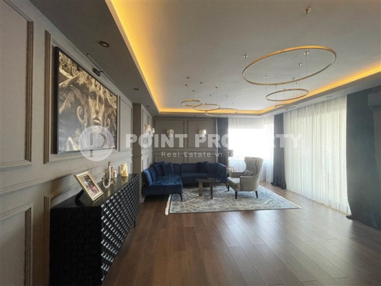 Пентхаус 5+1 с видом на Аланийскую крепость и море, с полным пакетом мебели и бытовой техники, Тосмур, 200м2-id-1451-фото-6