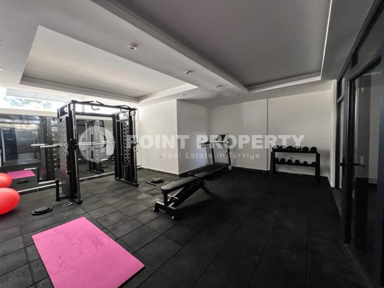 Благоустроенная современная квартира 1+1, общей площадью 65 м2, в спокойном, благоустроенном районе Аланьи - Авсаллар-id-5733-фото-9