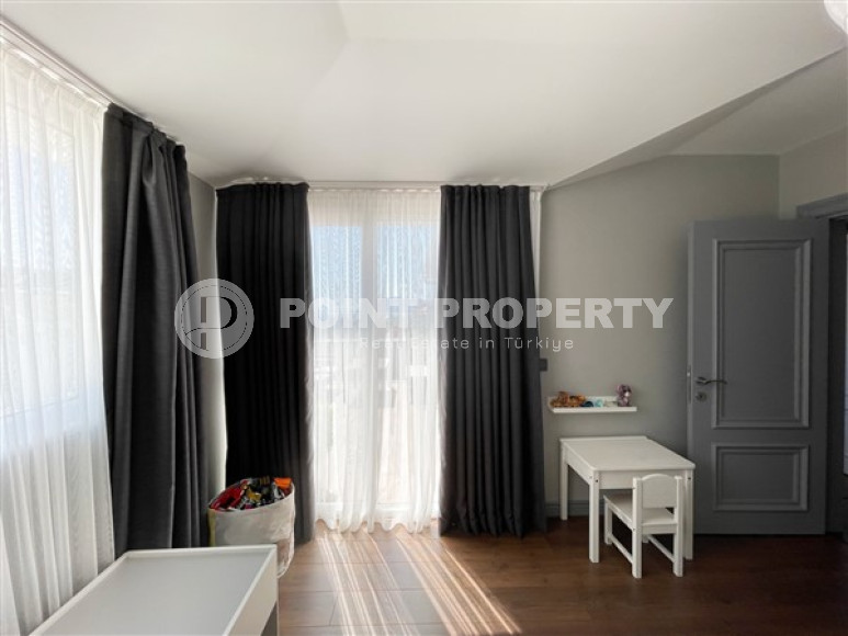 Пентхаус 5+1 с видом на Аланийскую крепость и море, с полным пакетом мебели и бытовой техники, Тосмур, 200м2-id-1451-фото-7