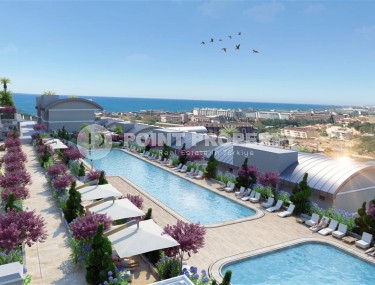 Apartments in a new residential complex at the final stage of construction in a picturesque, quiet area of Alanya - Konakli-id-5734-photo-3
