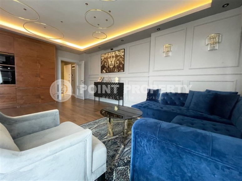 Пентхаус 5+1 с видом на Аланийскую крепость и море, с полным пакетом мебели и бытовой техники, Тосмур, 200м2-id-1451-фото-8