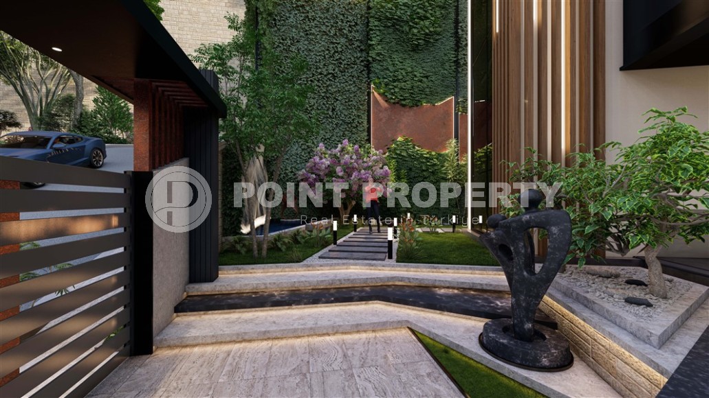 Elite mansions with panoramic sea views, in the prestigious area of Alanya - Tepe, with the possibility of obtaining Turkish citizenship-id-5735-photo-13