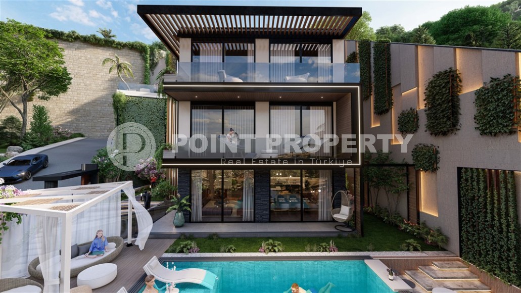 Elite mansions with panoramic sea views, in the prestigious area of Alanya - Tepe, with the possibility of obtaining Turkish citizenship-id-5735-photo-17