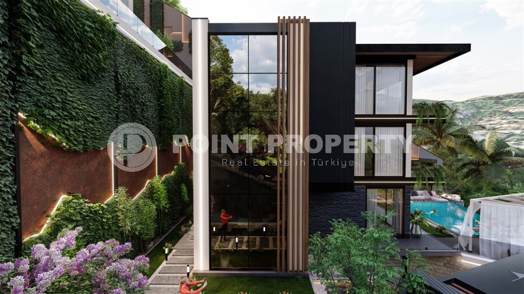Elite mansions with panoramic sea views, in the prestigious area of Alanya - Tepe, with the possibility of obtaining Turkish citizenship-id-5735-photo-18