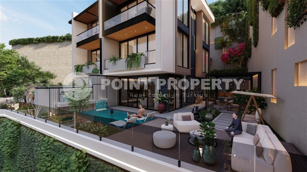 Elite mansions with panoramic sea views, in the prestigious area of Alanya - Tepe, with the possibility of obtaining Turkish citizenship-id-5735-photo-22