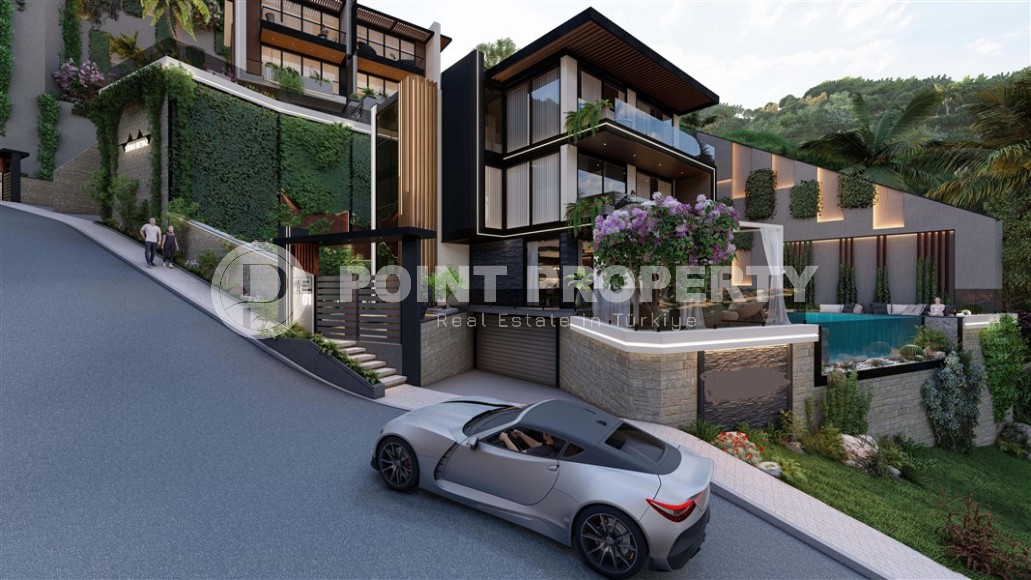 Elite mansions with panoramic sea views, in the prestigious area of Alanya - Tepe, with the possibility of obtaining Turkish citizenship-id-5735-photo-24