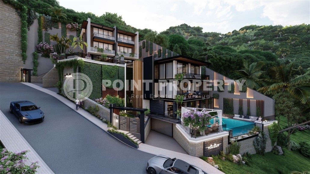 Elite mansions with panoramic sea views, in the prestigious area of Alanya - Tepe, with the possibility of obtaining Turkish citizenship-id-5735-photo-25