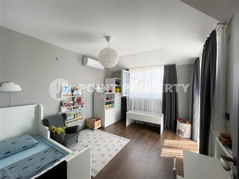 Пентхаус 5+1 с видом на Аланийскую крепость и море, с полным пакетом мебели и бытовой техники, Тосмур, 200м2-id-1451-фото-11