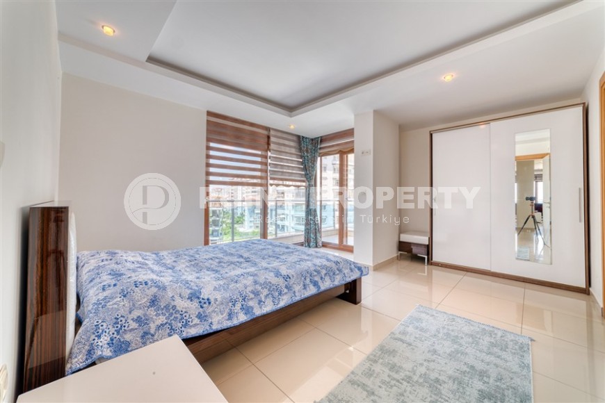 Стильная панорамная квартира 2+1, общей площадью 120 м2, в центре комфортабельного района Аланьи - Джикджилли-id-5737-фото-7