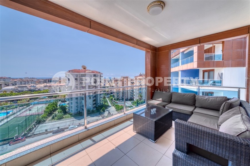 Стильная панорамная квартира 2+1, общей площадью 120 м2, в центре комфортабельного района Аланьи - Джикджилли-id-5737-фото-10