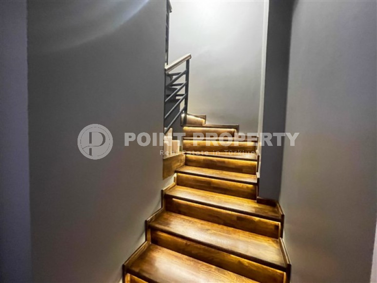 Пентхаус 5+1 с видом на Аланийскую крепость и море, с полным пакетом мебели и бытовой техники, Тосмур, 200м2-id-1451-фото-13