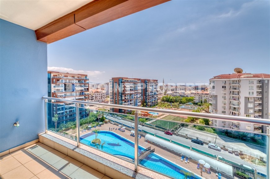 Стильная панорамная квартира 2+1, общей площадью 120 м2, в центре комфортабельного района Аланьи - Джикджилли-id-5737-фото-15