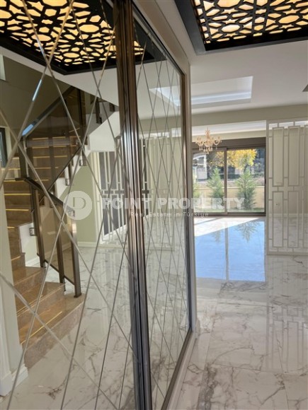 Современная трехэтажная вилла с бассейном и садом, в популярном курортном районе Анталии - Белек-id-5740-фото-6