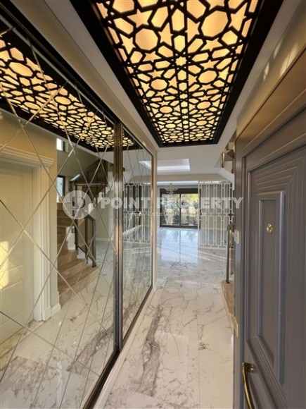 Современная трехэтажная вилла с бассейном и садом, в популярном курортном районе Анталии - Белек-id-5740-фото-7