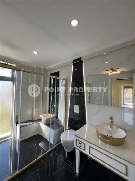 Современная трехэтажная вилла с бассейном и садом, в популярном курортном районе Анталии - Белек-id-5740-фото-15