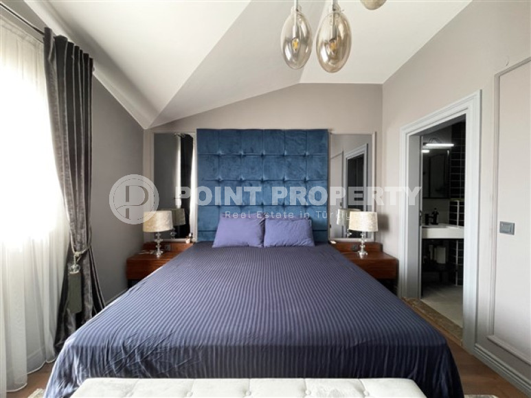 Пентхаус 5+1 с видом на Аланийскую крепость и море, с полным пакетом мебели и бытовой техники, Тосмур, 200м2-id-1451-фото-21