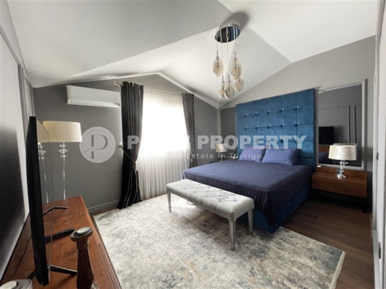 Пентхаус 5+1 с видом на Аланийскую крепость и море, с полным пакетом мебели и бытовой техники, Тосмур, 200м2-id-1451-фото-22