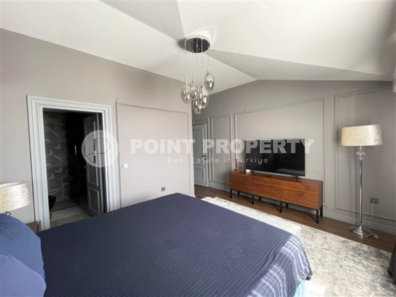 Пентхаус 5+1 с видом на Аланийскую крепость и море, с полным пакетом мебели и бытовой техники, Тосмур, 200м2-id-1451-фото-23