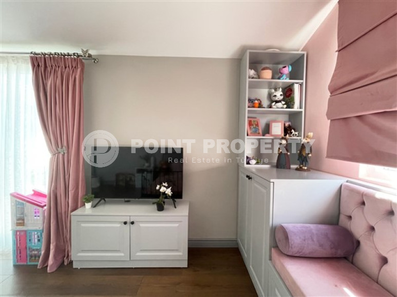 Пентхаус 5+1 с видом на Аланийскую крепость и море, с полным пакетом мебели и бытовой техники, Тосмур, 200м2-id-1451-фото-24