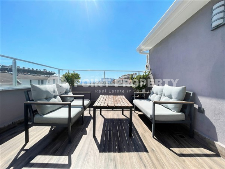 Пентхаус 5+1 с видом на Аланийскую крепость и море, с полным пакетом мебели и бытовой техники, Тосмур, 200м2-id-1451-фото-34