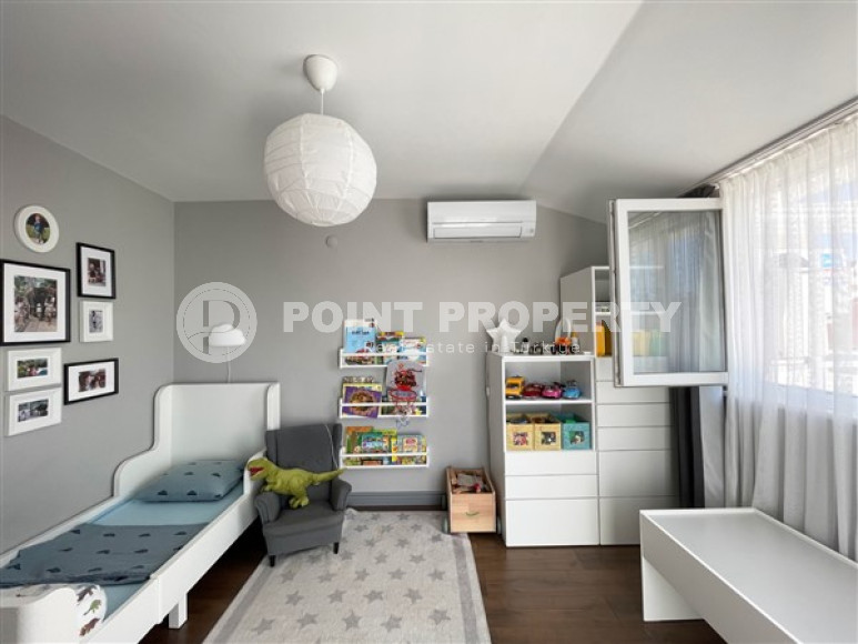 Пентхаус 5+1 с видом на Аланийскую крепость и море, с полным пакетом мебели и бытовой техники, Тосмур, 200м2-id-1451-фото-42