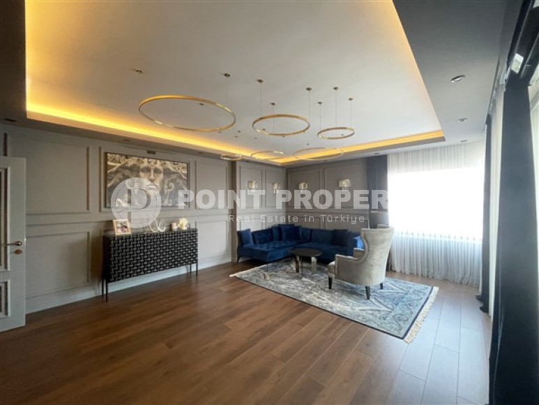 Пентхаус 5+1 с видом на Аланийскую крепость и море, с полным пакетом мебели и бытовой техники, Тосмур, 200м2-id-1451-фото-44