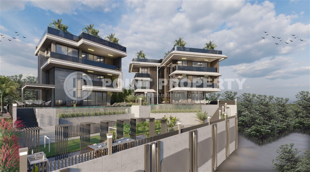 A unique project of four 5+1 villas under construction in Kargicak with a personal spa and infinity pool in each house. 310 - 500 m2-id-1060-photo-8