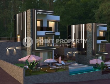 Detached villas under construction, in the prestigious, picturesque area of Alanya - Kargicak-id-5763-photo-1