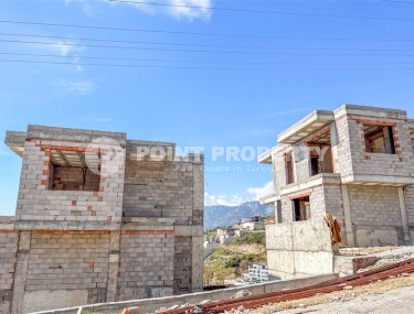 Detached villas under construction, in the prestigious, picturesque area of Alanya - Kargicak-id-5763-photo-3