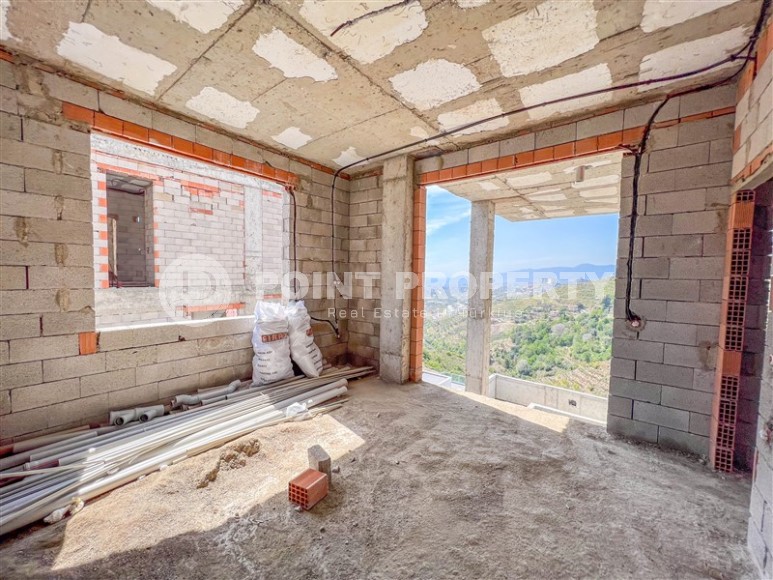 Detached villas under construction, in the prestigious, picturesque area of Alanya - Kargicak-id-5763-photo-6