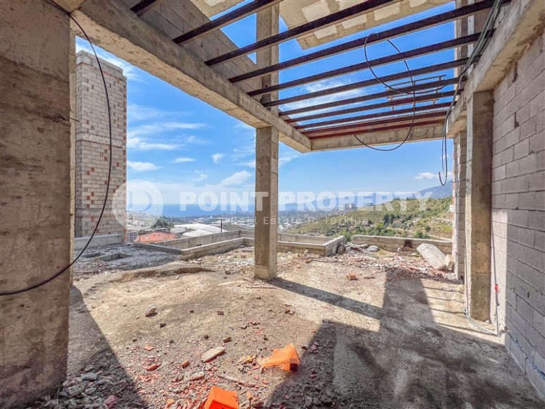 Detached villas under construction, in the prestigious, picturesque area of Alanya - Kargicak-id-5763-photo-13