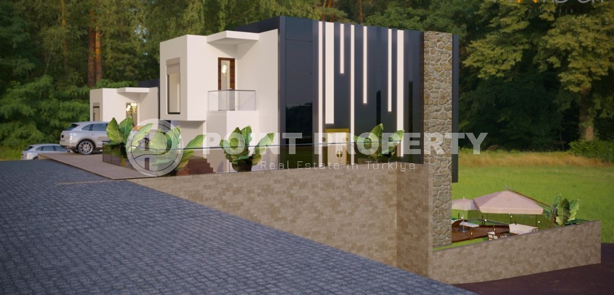 Detached villas under construction, in the prestigious, picturesque area of Alanya - Kargicak-id-5763-photo-17