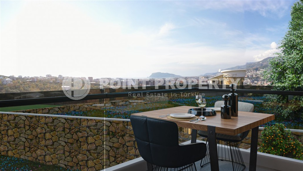 Apartments in a boutique residence under construction in a prestigious, quiet area of Alanya - Upper Oba-id-5768-photo-2