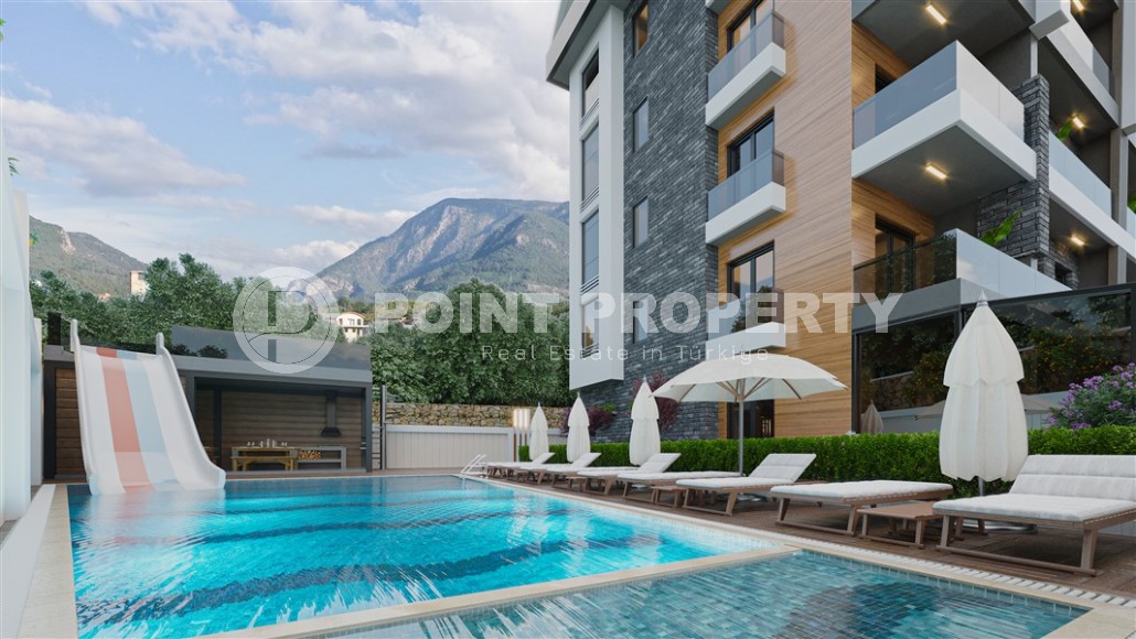 Apartments in a boutique residence under construction in a prestigious, quiet area of Alanya - Upper Oba-id-5768-photo-6