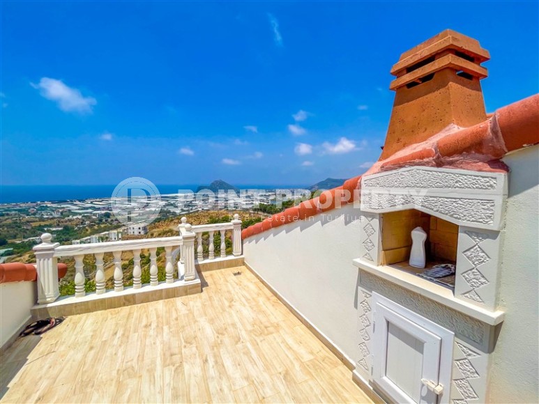 Трехэтажная вилла с бассейном и садом в зеленом, экологически чистом районе Аланьи - Газипаша-id-5770-фото-18