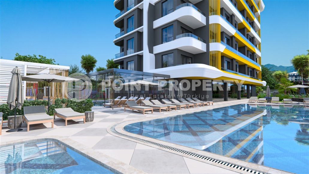 Апартаменты в жилом комплексе на начальном этапе строительства, в перспективном районе Аланьи - Газипаша-id-5771-фото-3