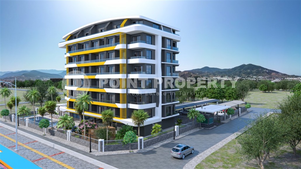 Апартаменты в жилом комплексе на начальном этапе строительства, в перспективном районе Аланьи - Газипаша-id-5771-фото-4