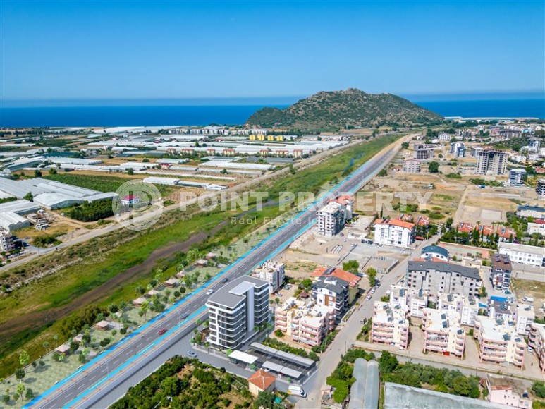 Апартаменты в жилом комплексе на начальном этапе строительства, в перспективном районе Аланьи - Газипаша-id-5771-фото-12