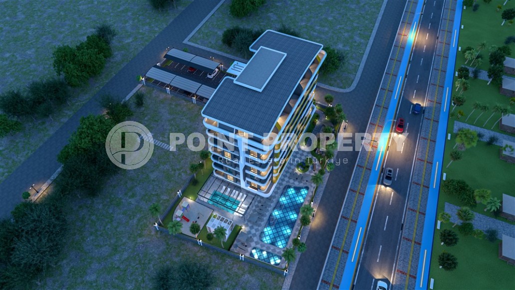 Апартаменты в жилом комплексе на начальном этапе строительства, в перспективном районе Аланьи - Газипаша-id-5771-фото-14