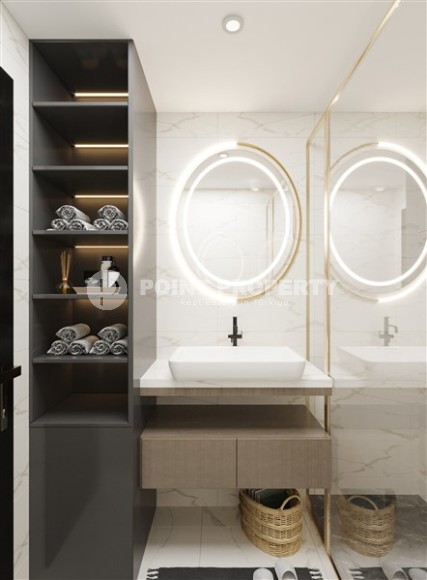 Apartments in a five-story residential complex under construction, with the possibility of obtaining a residence permit in Turkey-id-5773-photo-6