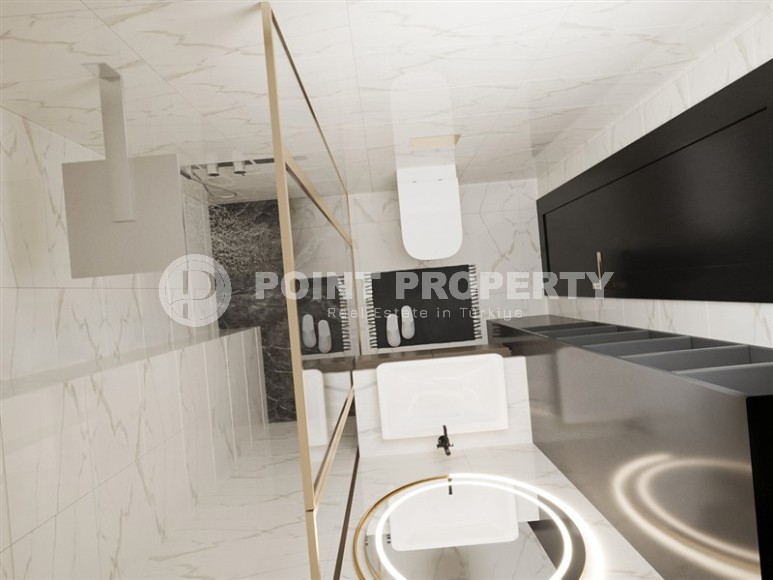 Apartments in a five-story residential complex under construction, with the possibility of obtaining a residence permit in Turkey-id-5773-photo-7