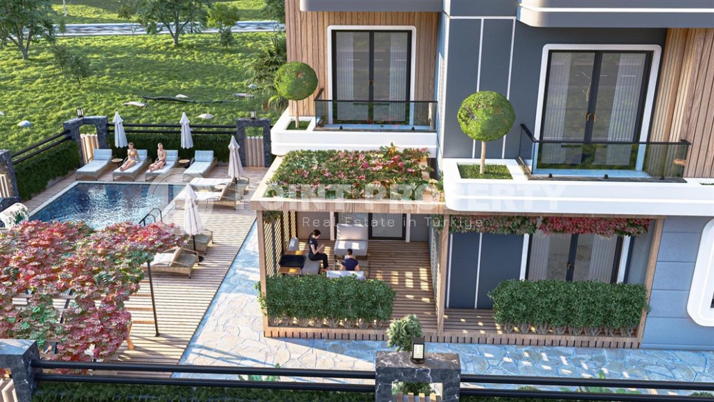 Apartments in a five-story residential complex under construction, with the possibility of obtaining a residence permit in Turkey-id-5773-photo-12